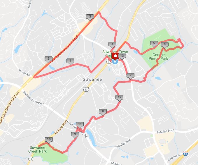 Half Marathon Route