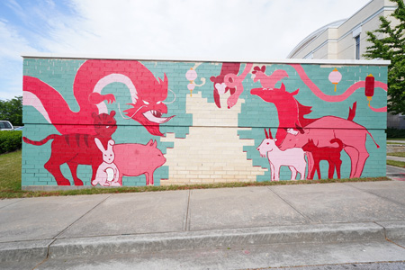 Chinese New Year mural