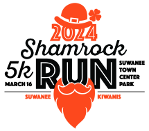 Kiwanis Shamrock Run logo 2024