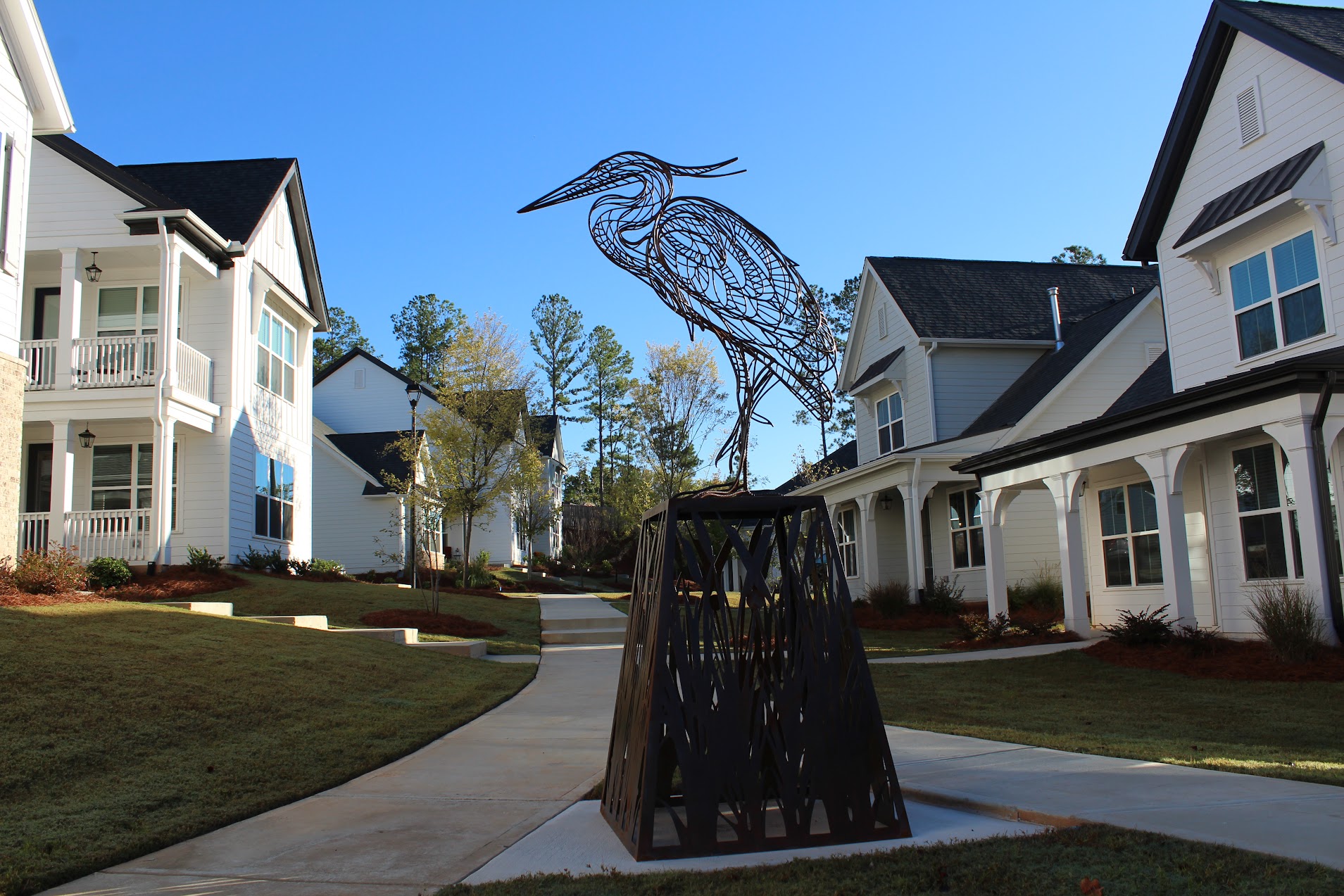 Wading Game sculpture