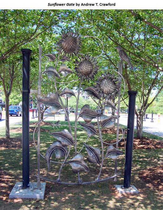 Sunflower Gate by Andrew T. Crawford