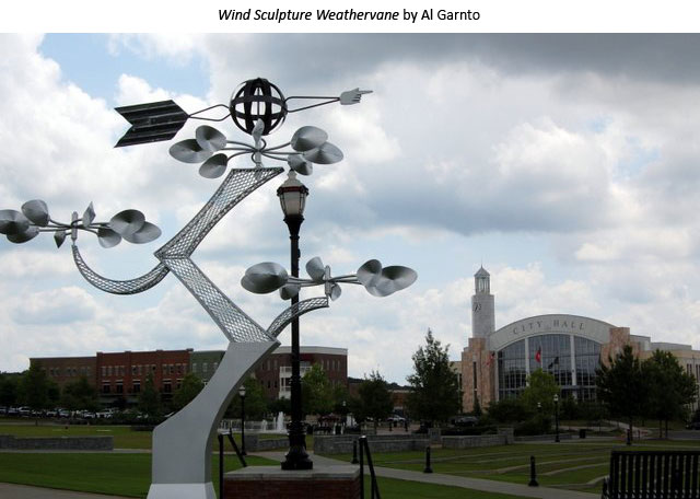 Wind Sculpture Weathervane by Al Garnto